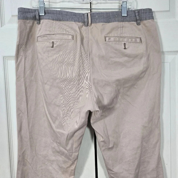 Anthropologie Pilcro and the Letterpress Pants Hyphen Fit Chino Khaki Size 32 - Picture 6 of 10